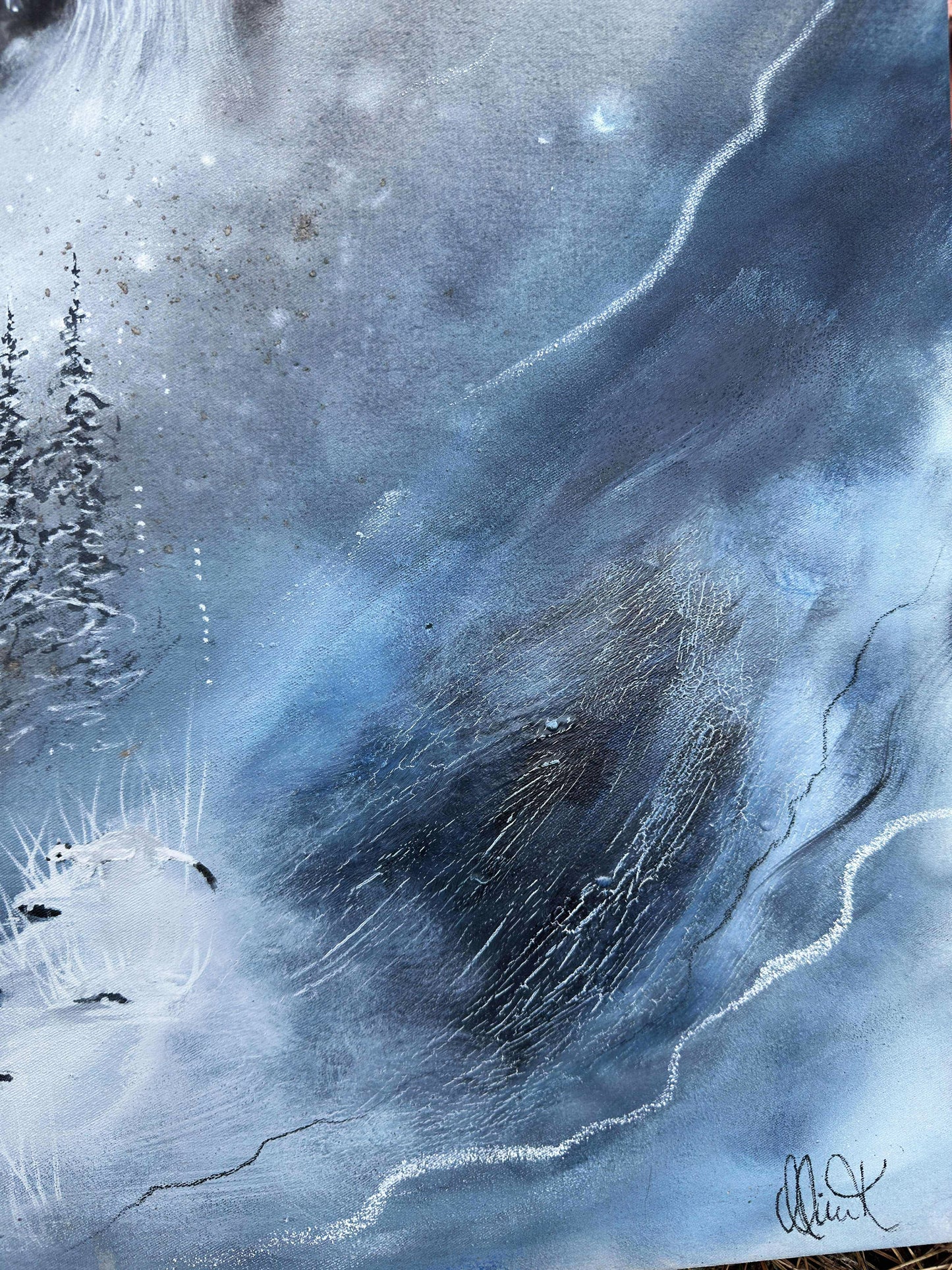 Pre-purchase original painting "Winter"