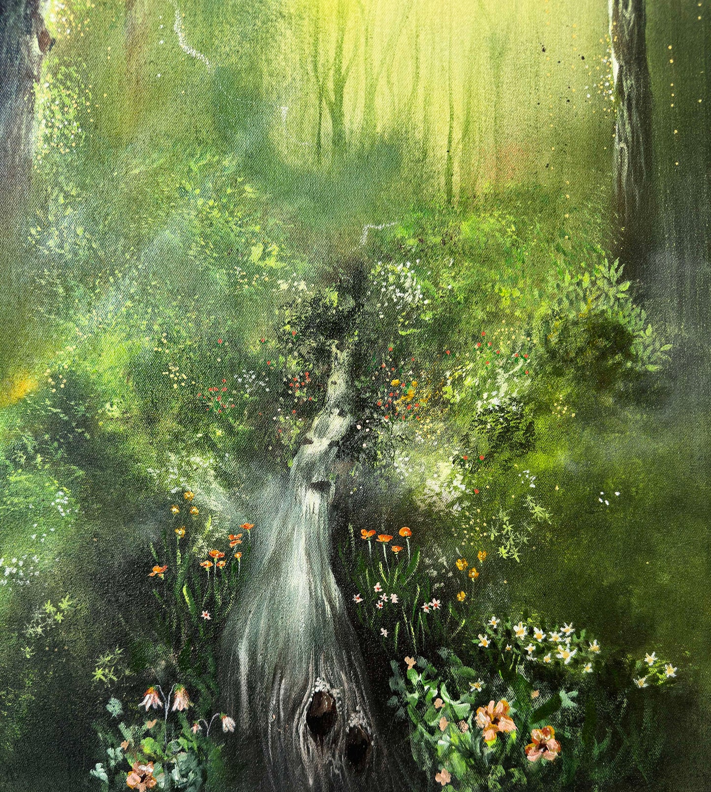 Original painting "Forest Glade"