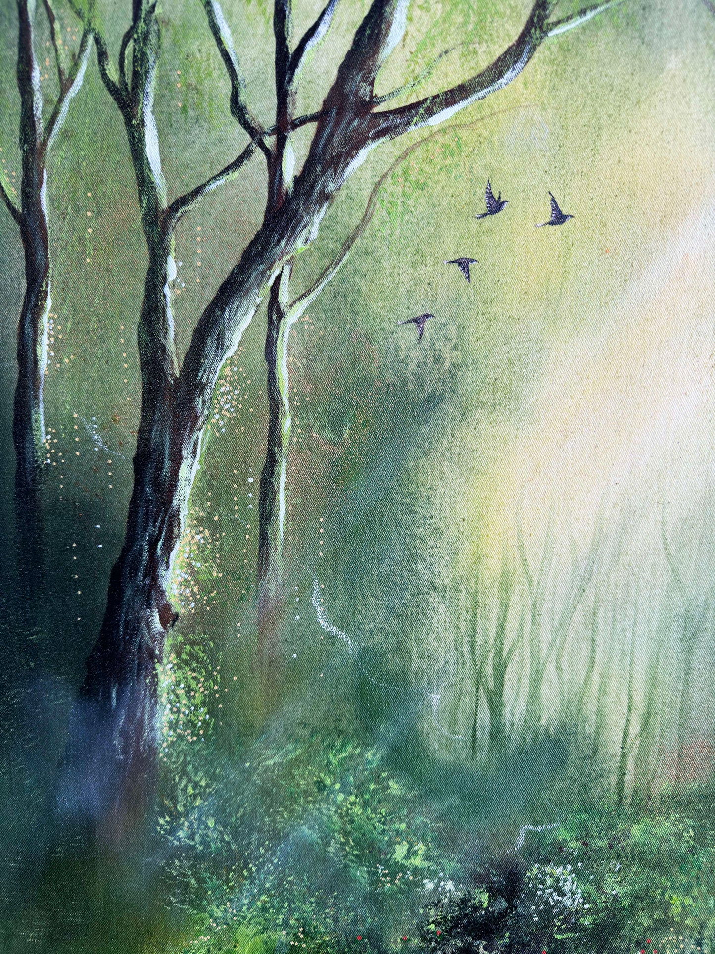 Original painting "Forest Glade"