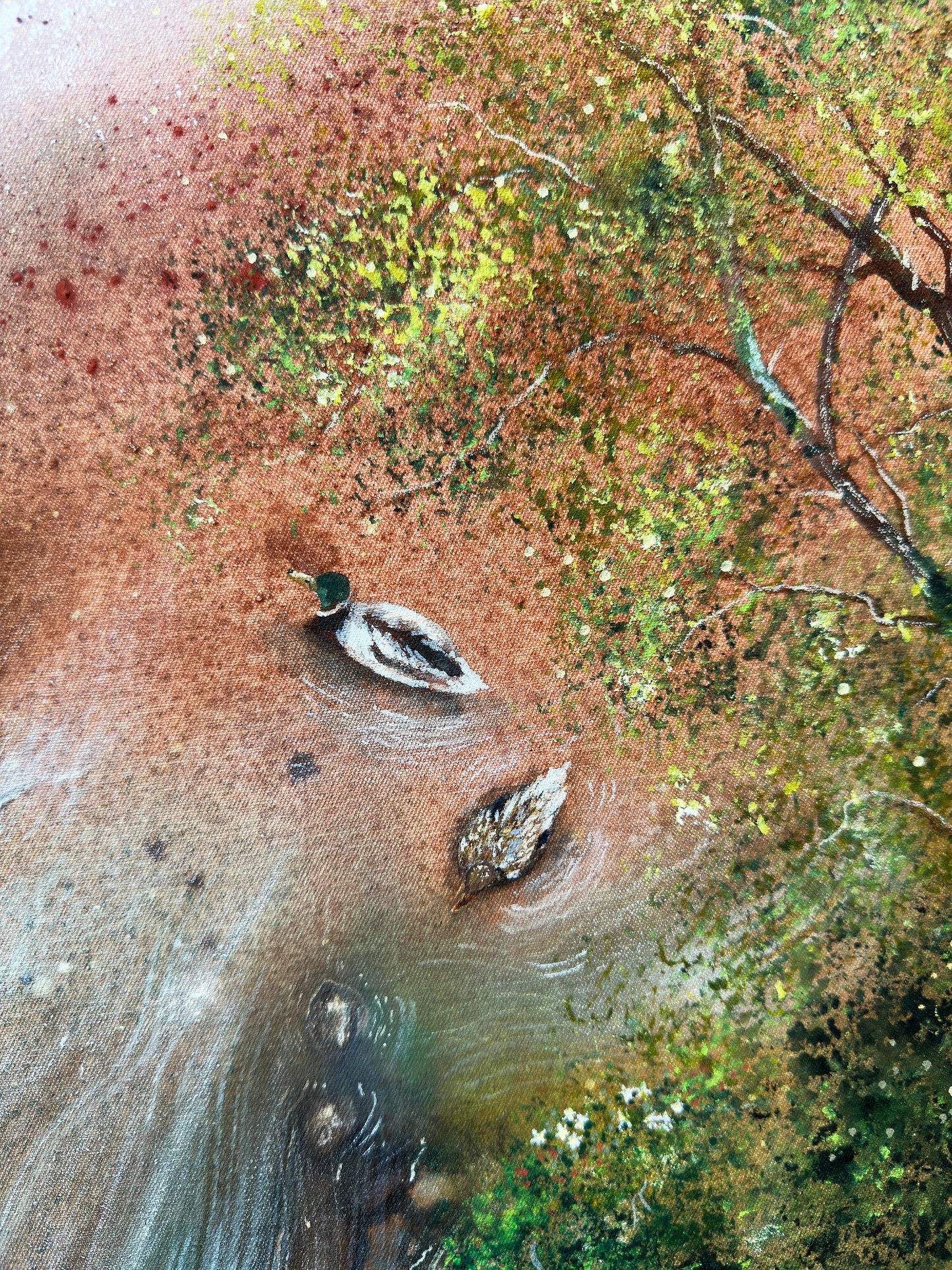 Original painting "Tvärån"