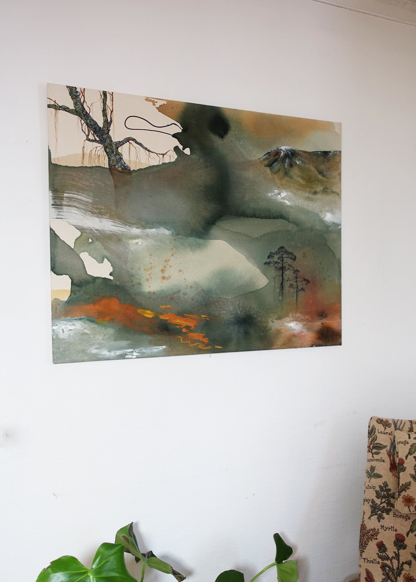 Original painting "Late Summer Forest"