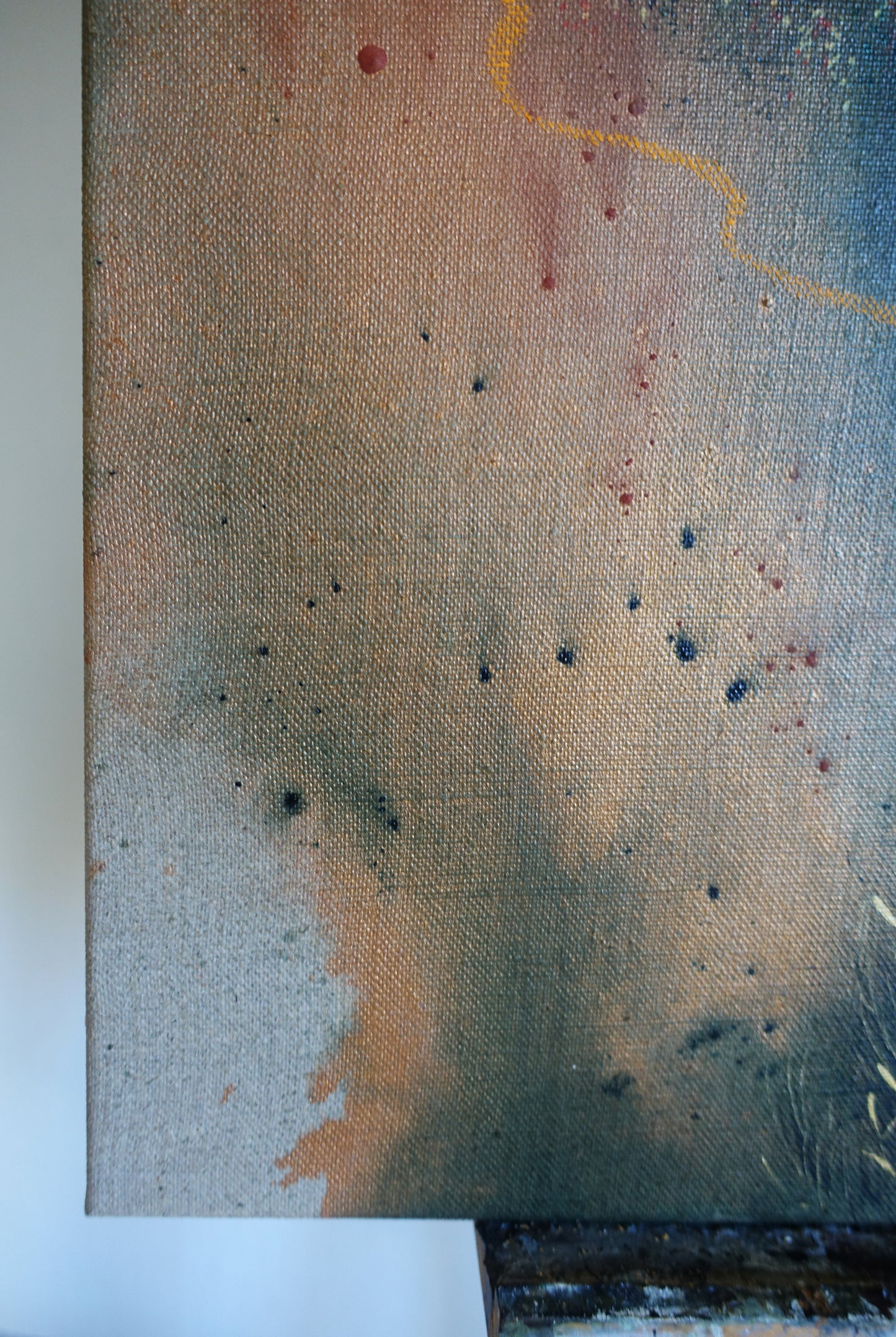 Original painting "The Golden Pond"