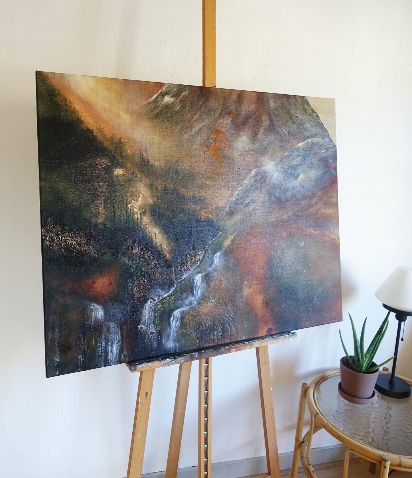Original painting "Dream of the mountains"