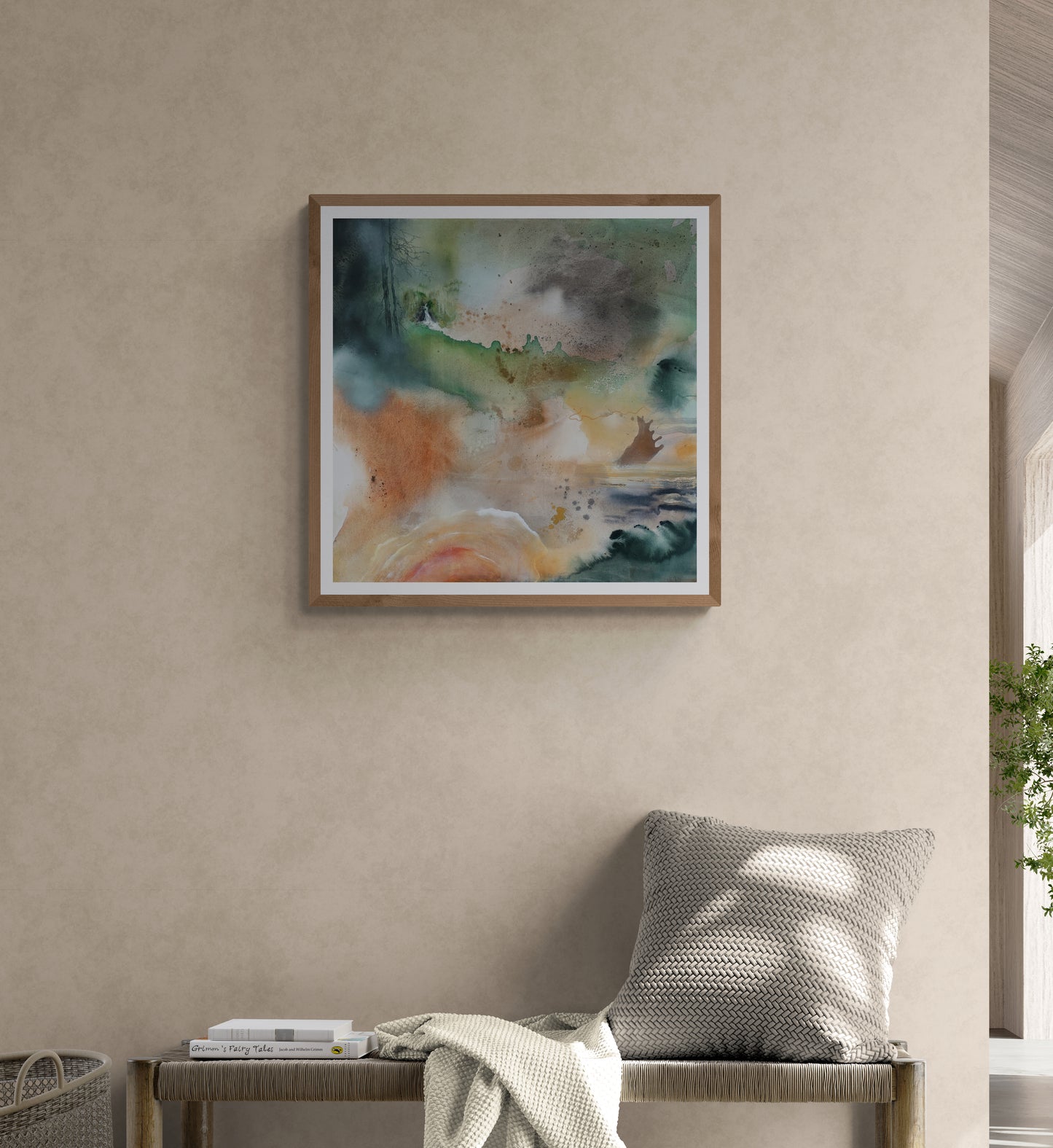 Art Print "Ocher Heart"