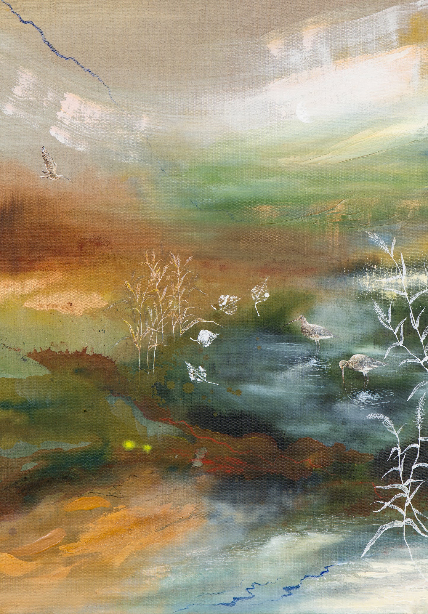 Original painting "New Moon's Sickle"