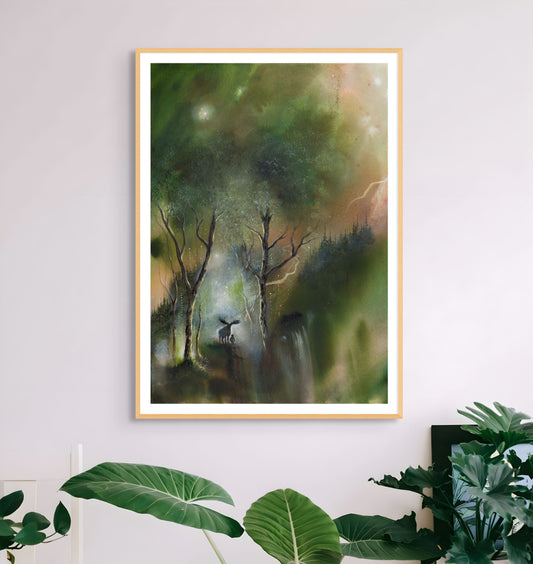 Konsttryck "Ljusning"