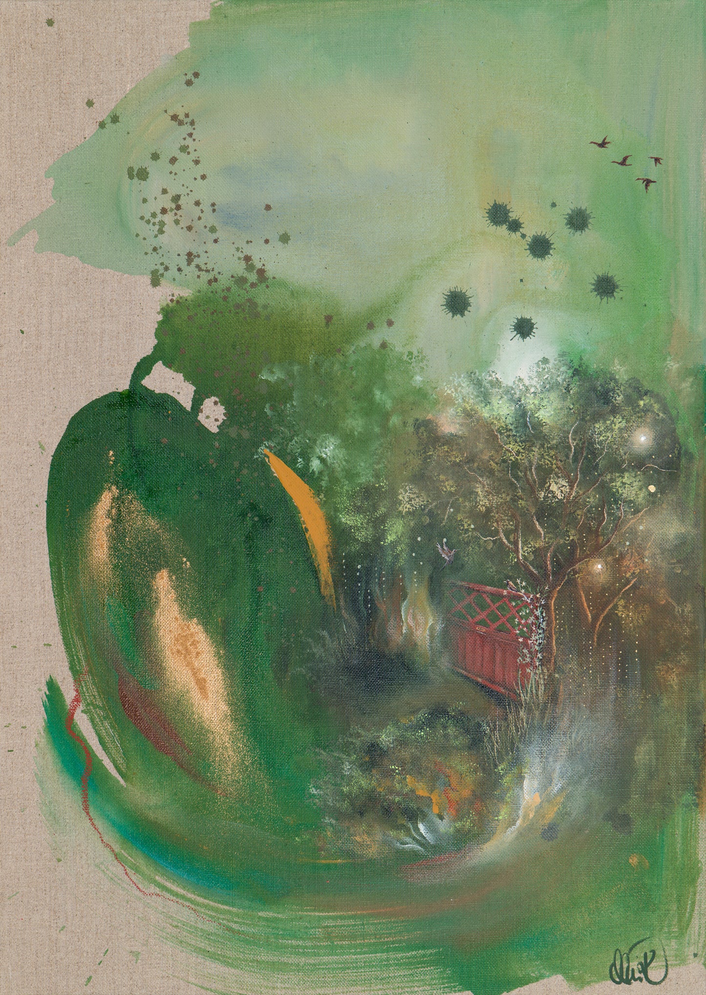Art print "The Hidden Garden"