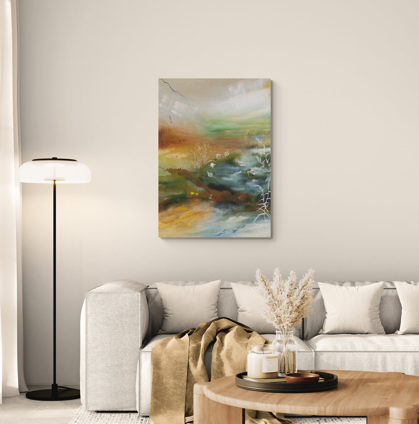 Original painting "New Moon's Sickle"