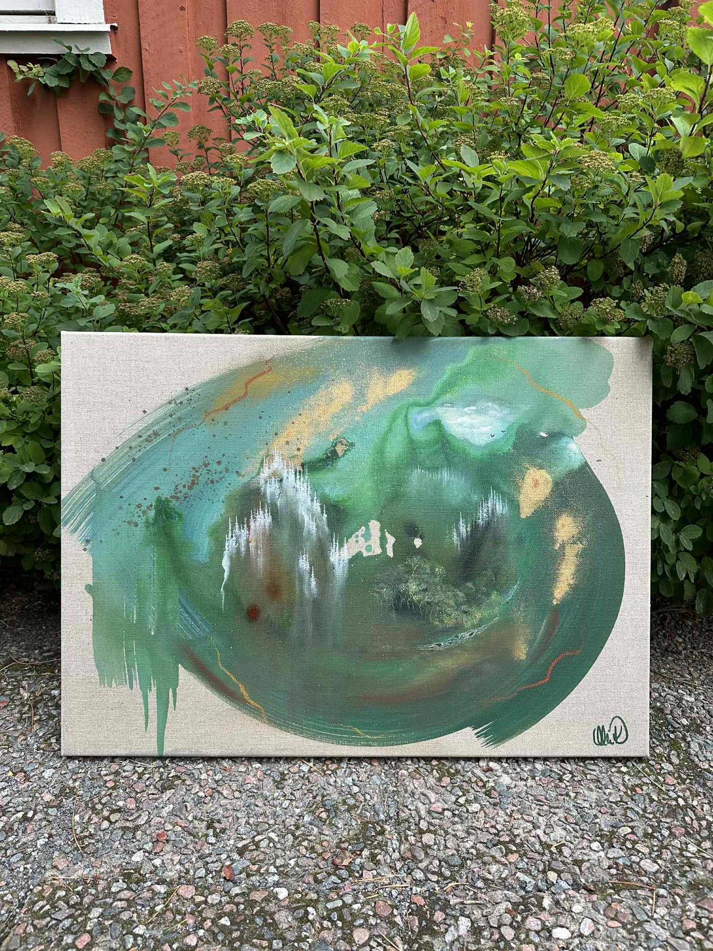 Originalmålning "Mellanrummet"