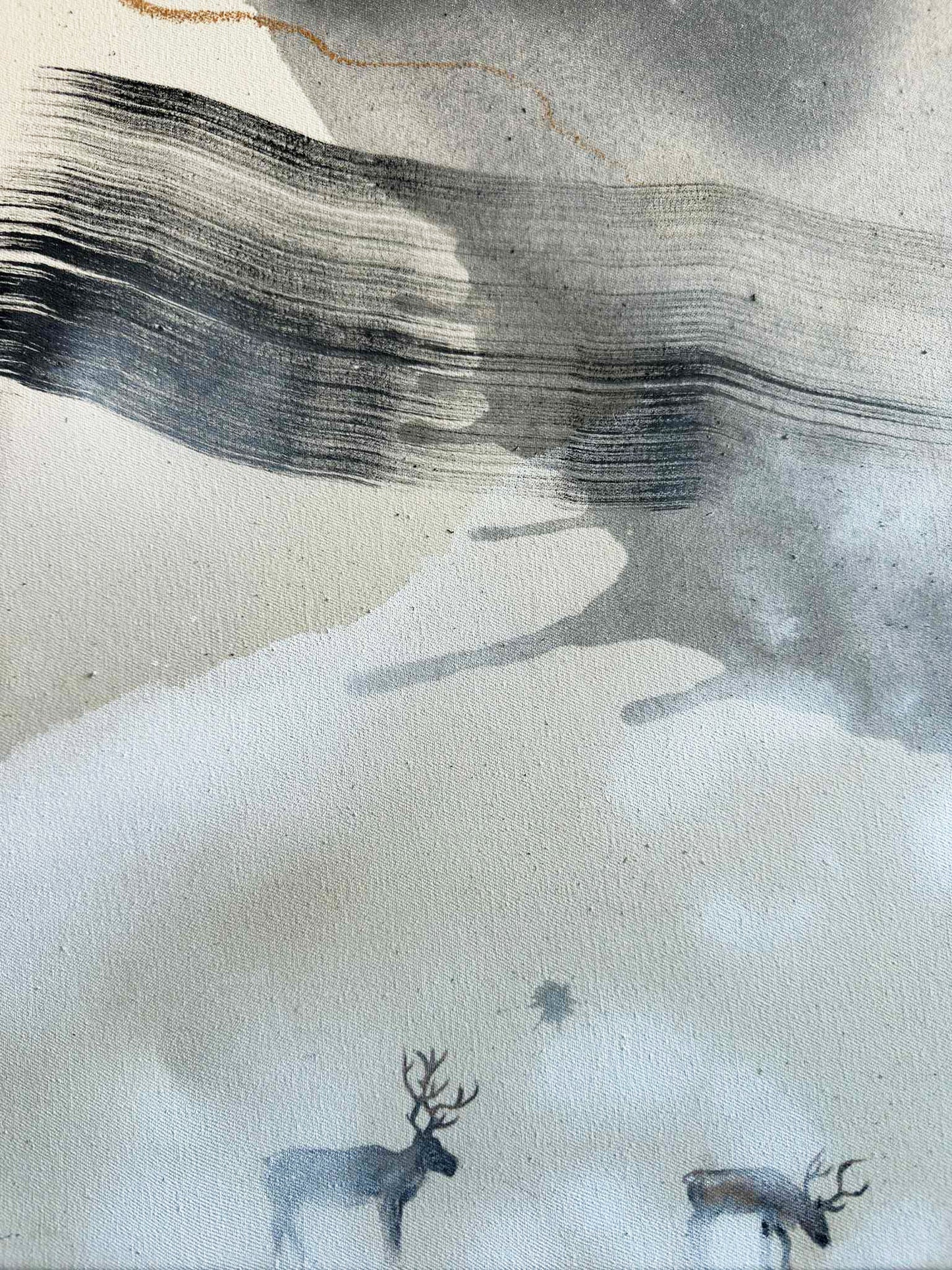 Originalmålning "Vinterspår"