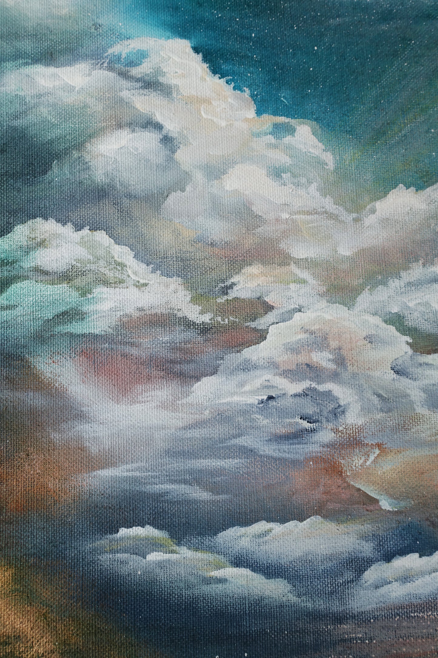 Original painting "Where the waves break"