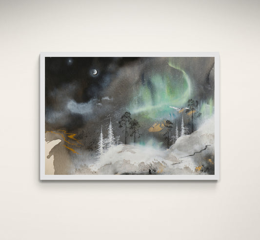 Art print "Night space"