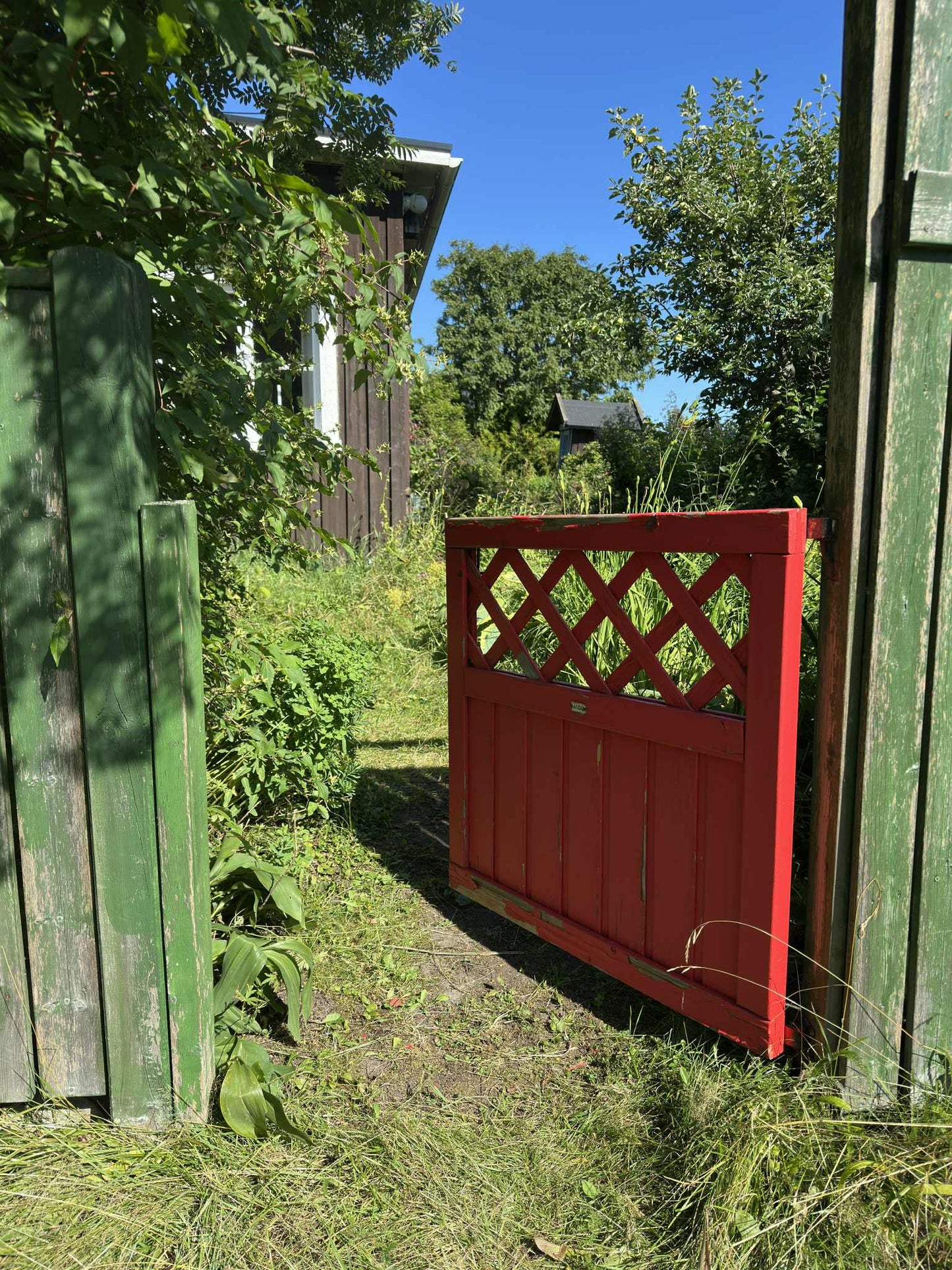Originalmålning "Den gömda trädgården"