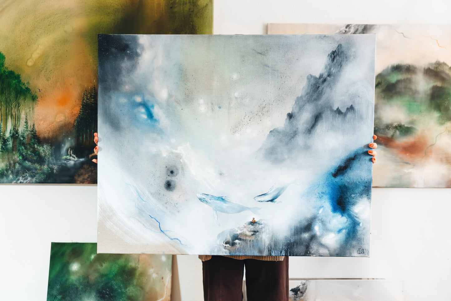 Originalmålning "Andrum"