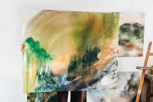 Originalmålning "Samklang"