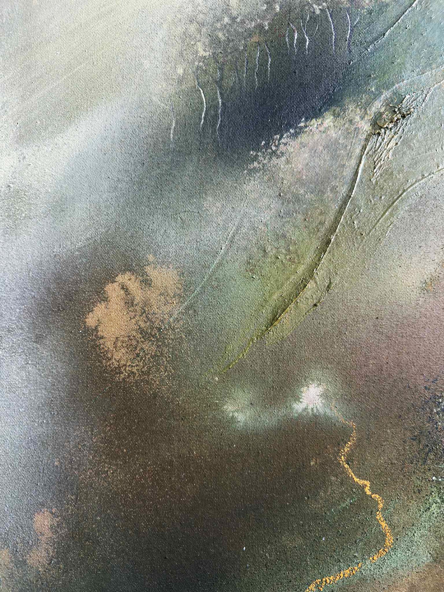 Originalmålning "Dimhöjd"