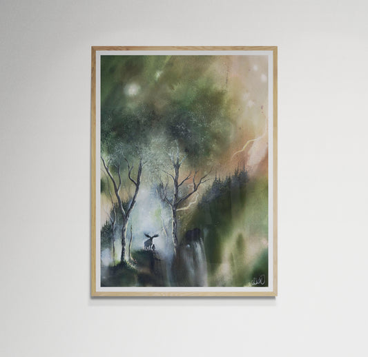 Förhandsköp konsttrycket "Ljusning"