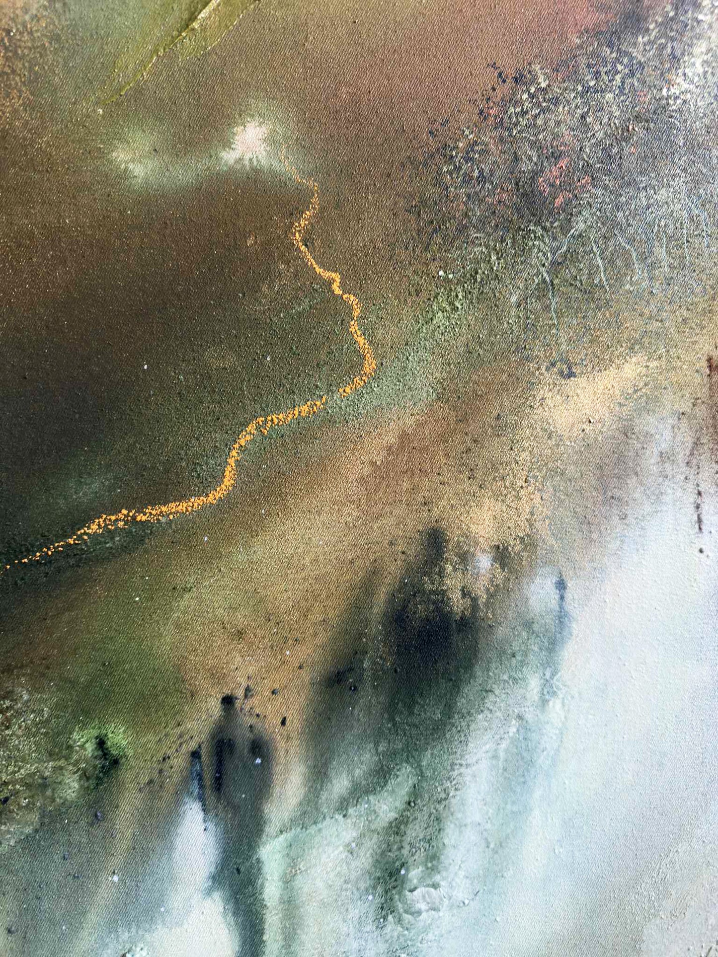 Originalmålning "Dimhöjd"