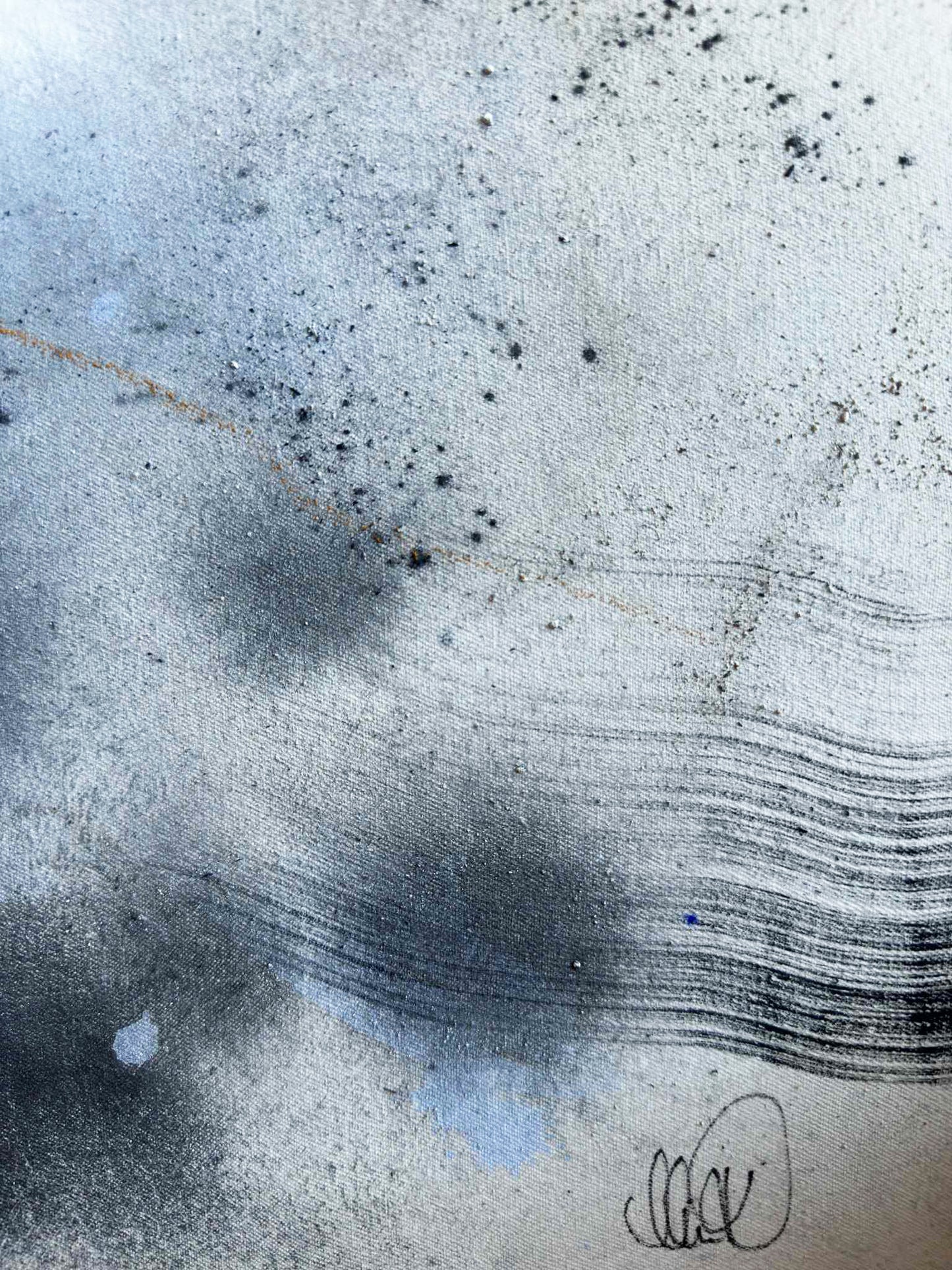 Originalmålning "Vinterspår"