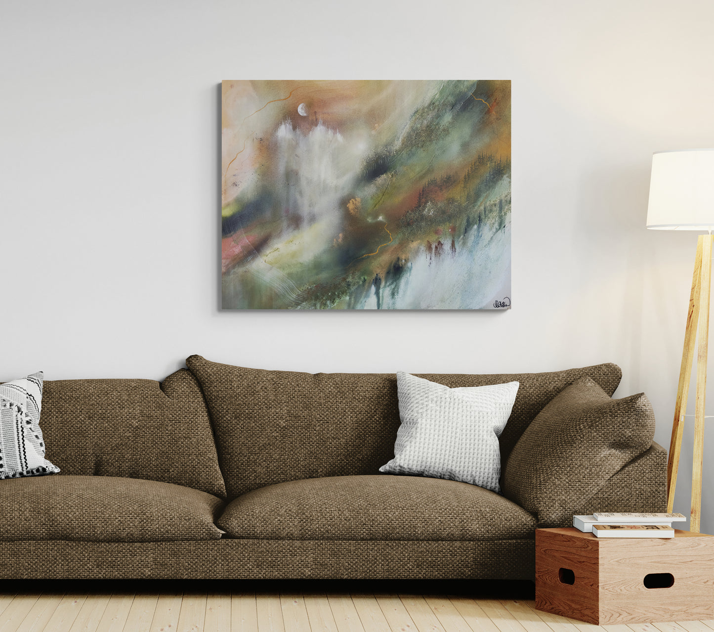 Originalmålning "Dimhöjd"