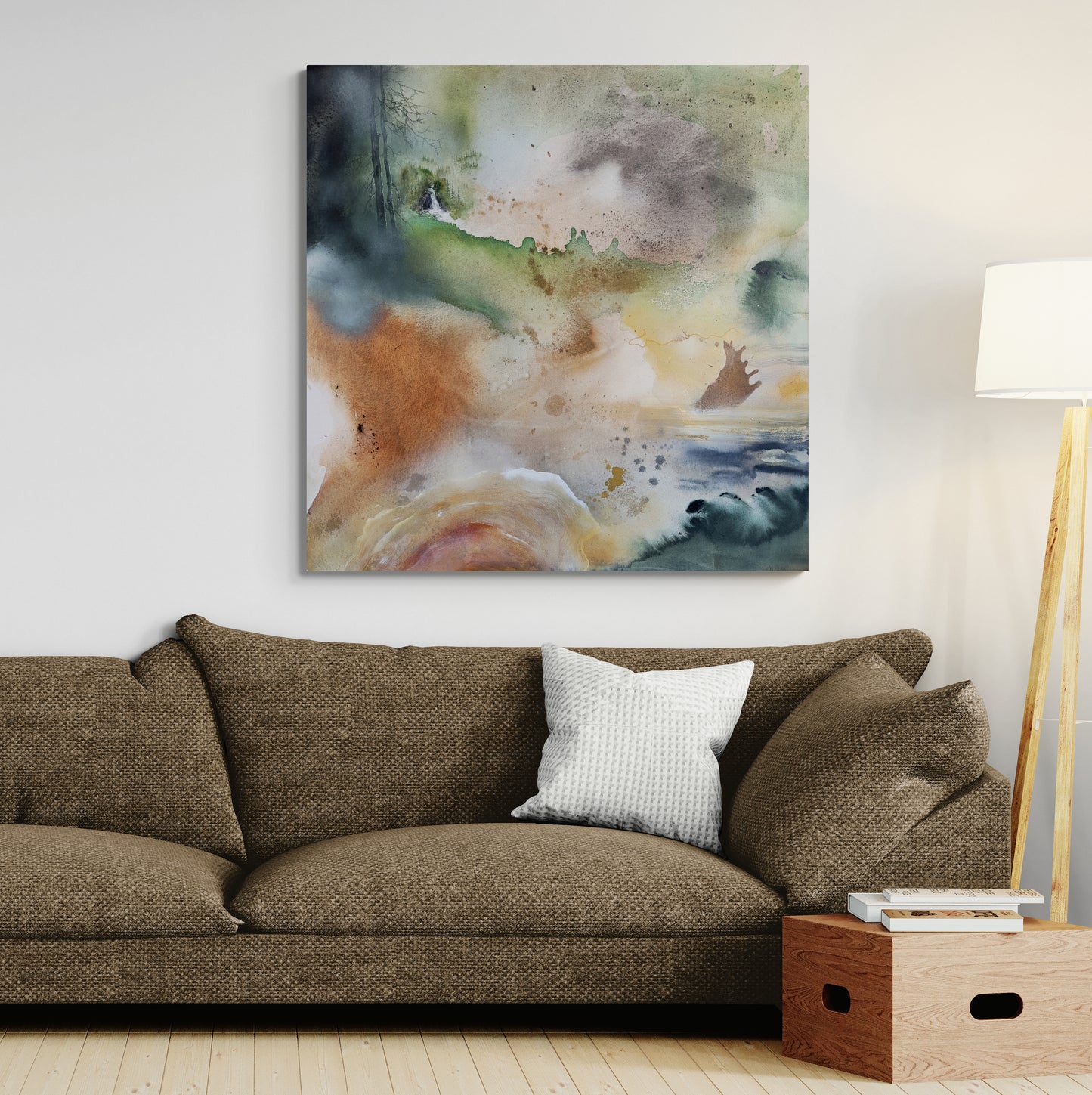 Originalmålning "Ockrahjärtat"