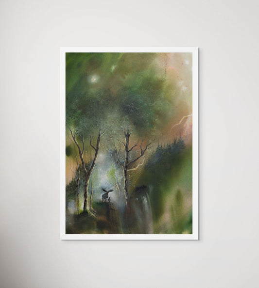 Konsttryck "Ljusning"