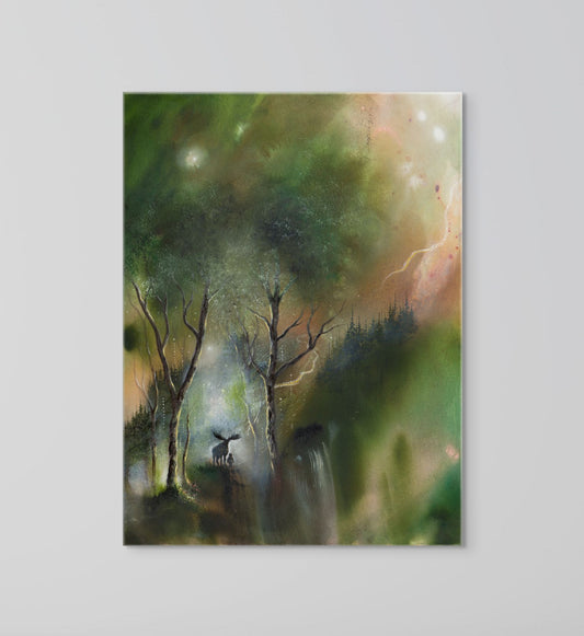 Originalmålning "Ljusning"