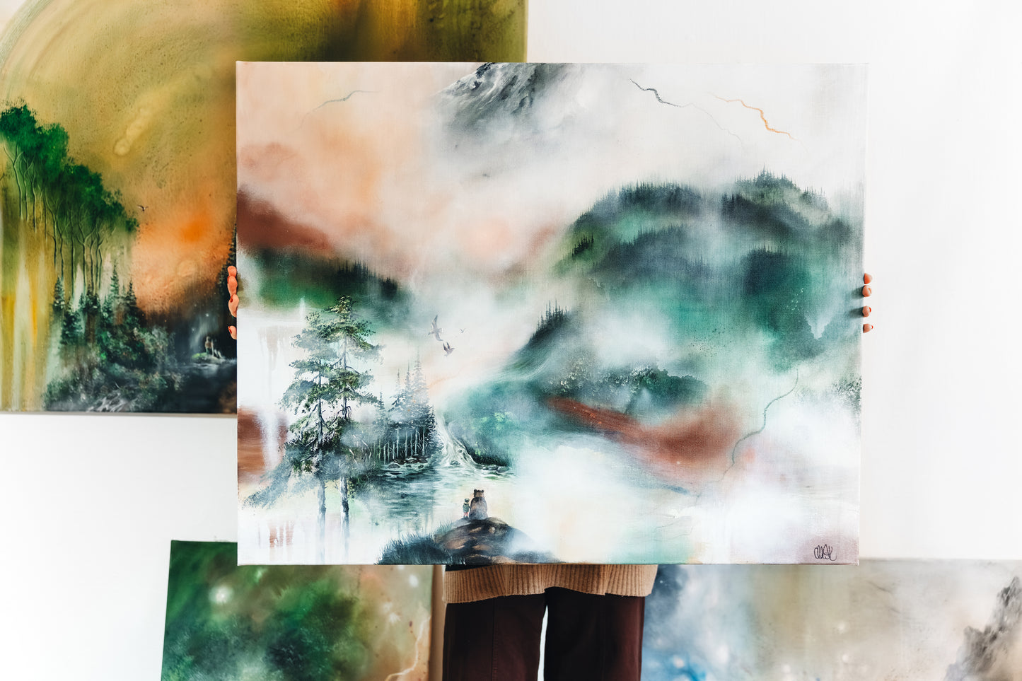 Originalmålning "Tillhörighet"