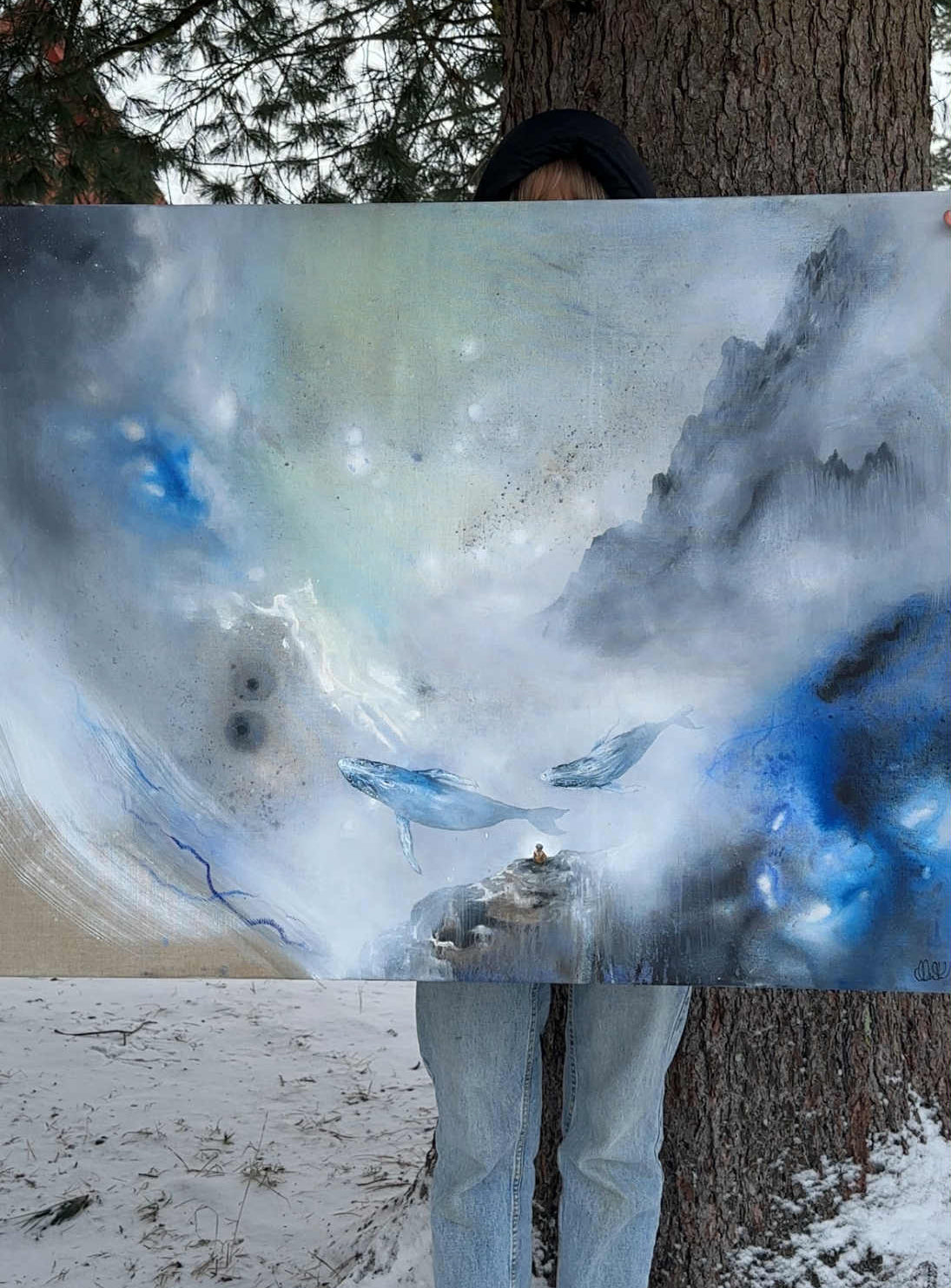 Förhandsköp konsttryck "Andrum"