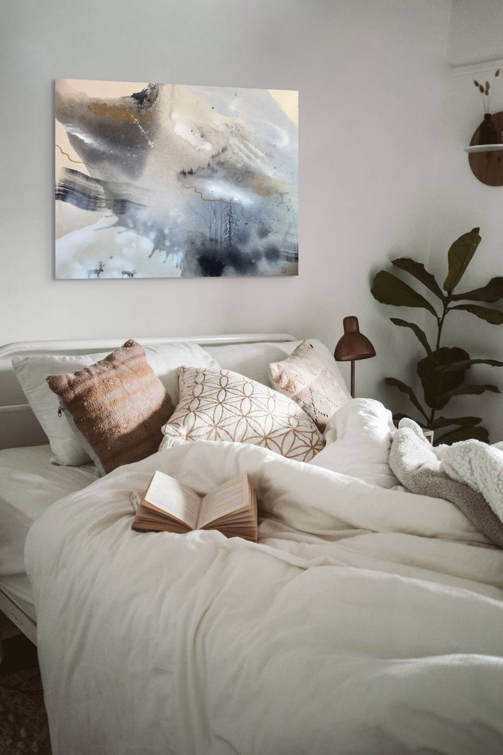 Originalmålning "Vinterspår"